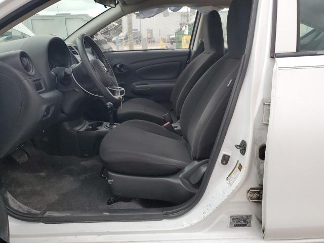 3N1CN7AP1EL869609 - 2014 NISSAN VERSA S WHITE photo 7