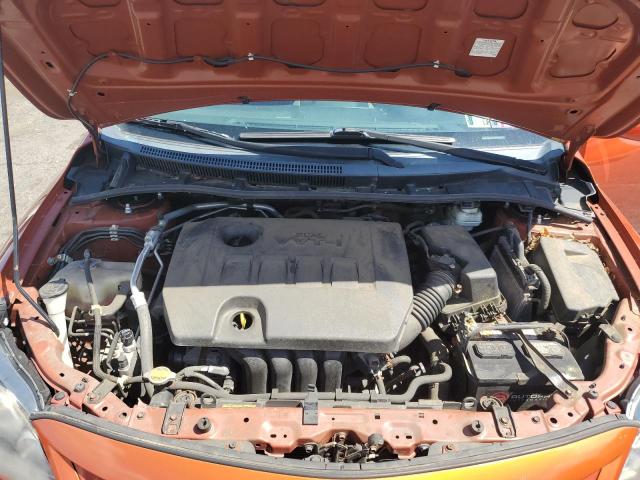 2T1BU4EE3DC087039 - 2013 TOYOTA COROLLA BASE Turuncu fotoğraf 11