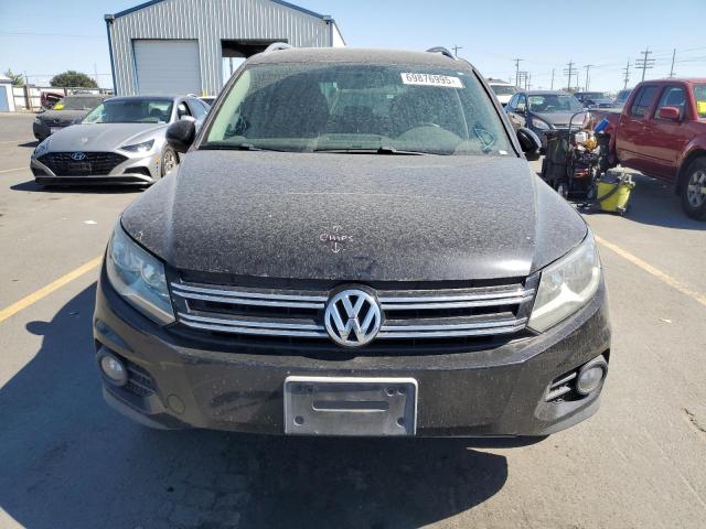 WVGBV7AX9CW548767 - 2012 VOLKSWAGEN TIGUAN S BLACK photo 5