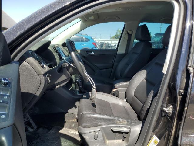 WVGBV7AX9CW548767 - 2012 VOLKSWAGEN TIGUAN S BLACK photo 7