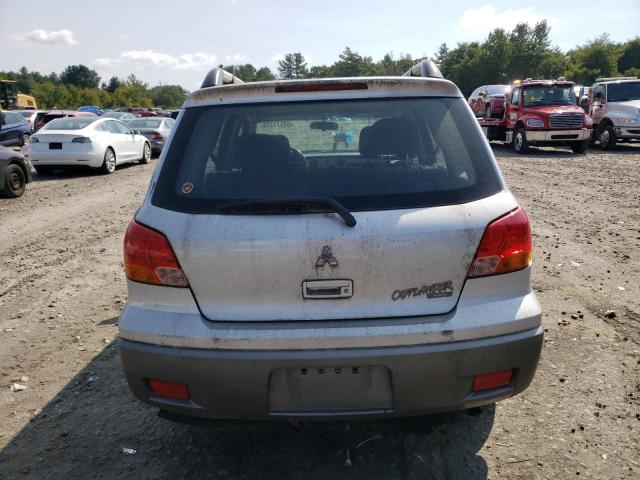 JA4LZ31G43U018458 - 2003 MITSUBISHI OUTLANDER LS SILVER photo 6