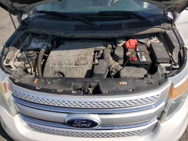 1FM5K7D88FGB60244 - 2015 FORD EXPLORER XLT WHITE photo 12