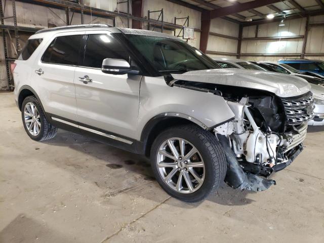 1FM5K8FH2HGC09654 - 2017 FORD EXPLORER LIMITED SILVER photo 4