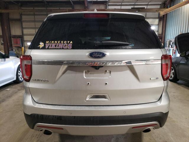 1FM5K8FH2HGC09654 - 2017 FORD EXPLORER LIMITED SILVER photo 6