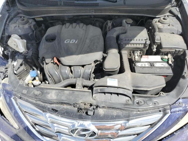 5NPEC4AC6DH579548 - 2013 HYUNDAI SONATA SE BLUE photo 11