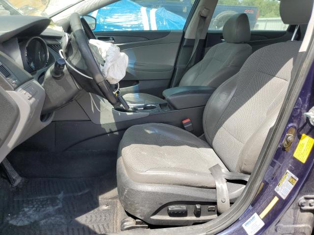 5NPEC4AC6DH579548 - 2013 HYUNDAI SONATA SE BLUE photo 7