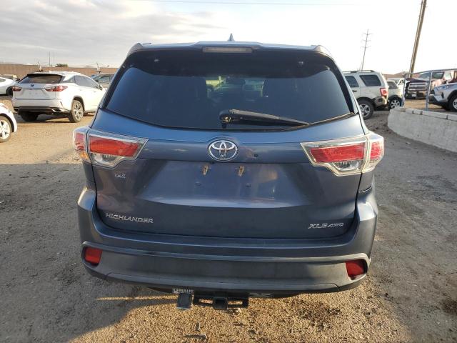 5TDJKRFH6GS346044 - 2016 TOYOTA HIGHLANDER XLE Grafit foto 6