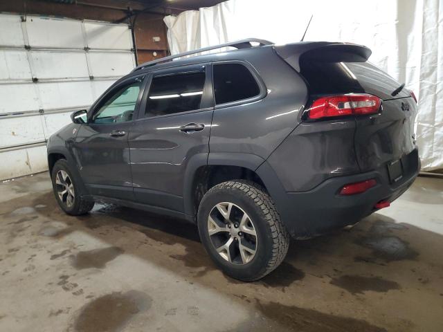 1C4PJMBS3FW687613 - 2015 JEEP CHEROKEE TRAILHAWK Մոխրագույն լուսանկար 2