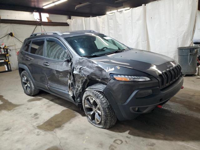 1C4PJMBS3FW687613 - 2015 JEEP CHEROKEE TRAILHAWK Մոխրագույն լուսանկար 4