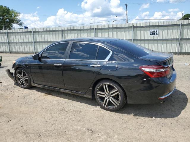 1HGCR2F52HA255743 - 2017 HONDA ACCORD SPORT Schwarz Foto 2