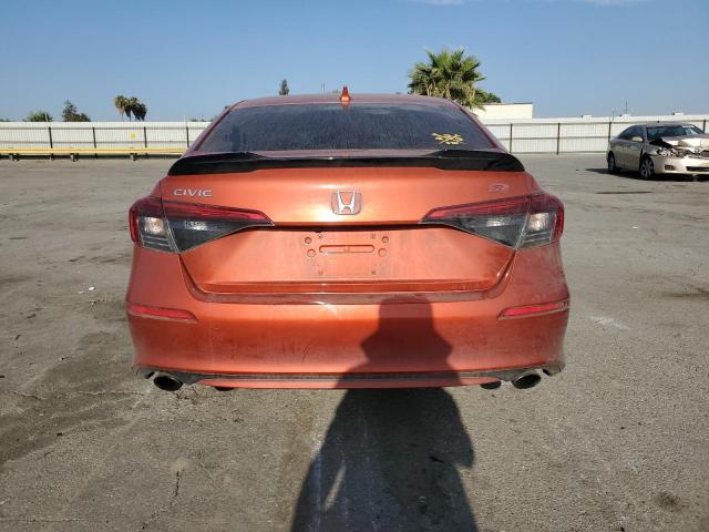 2HGFE1E59NH471803 - 2022 HONDA CIVIC SI ORANGE photo 6