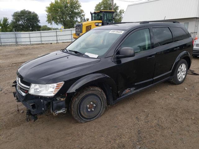 3C4PDCAB7HT551464 - 2017 DODGE JOURNEY SE BLACK photo 1