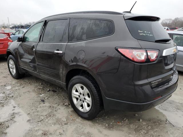 1GNKRFKDXHJ144346 - 2017 CHEVROLET TRAVERSE LS GRAY photo 2