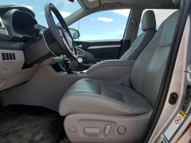 5TDJKRFH7ES060412 - 2014 TOYOTA HIGHLANDER XLE SILVER photo 7