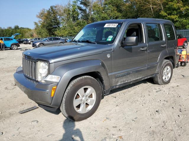 1C4PJMAK7CW202418 - 2012 JEEP LIBERTY SPORT GRAY photo 1