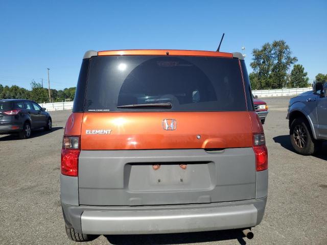 5J6YH28315L033532 - 2005 HONDA ELEMENT LX ORANGE photo 6