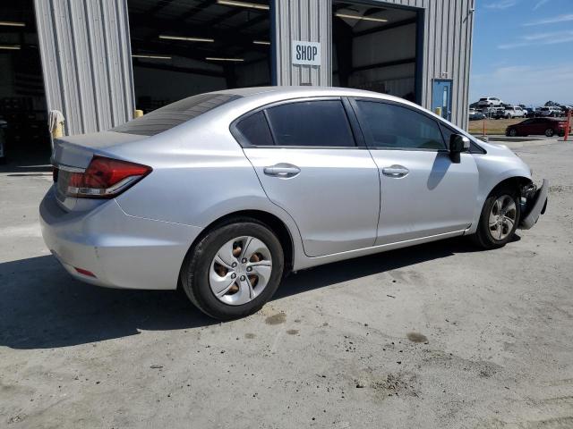 19XFB2F51FE211517 - 2015 HONDA CIVIC LX SILVER photo 3