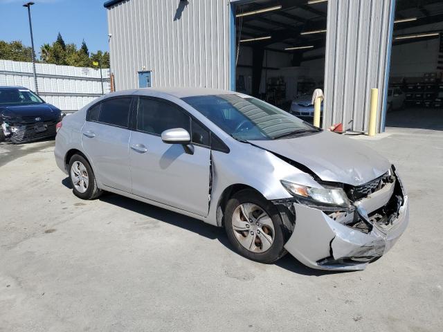 19XFB2F51FE211517 - 2015 HONDA CIVIC LX SILVER photo 4