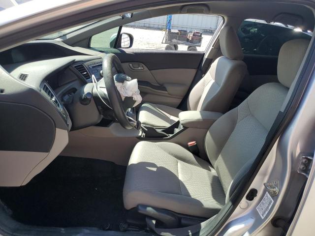 19XFB2F51FE211517 - 2015 HONDA CIVIC LX SILVER photo 7