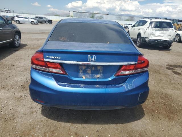 19XFB2F91DE071131 - 2013 HONDA CIVIC EXL ლურჯი ფოტო 6