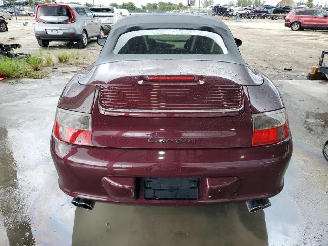 WP0CA29914S651705 - 2004 PORSCHE 911 CARRERA BURGUNDY photo 6