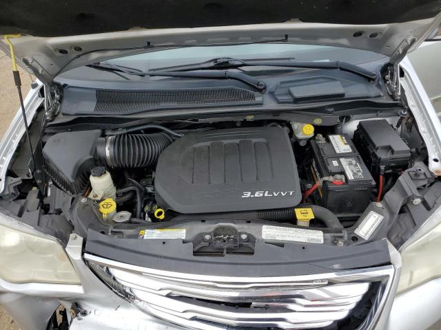 2A4RR8DG0BR684070 - 2011 CHRYSLER TOWN & COU TOURING L SILVER photo 12