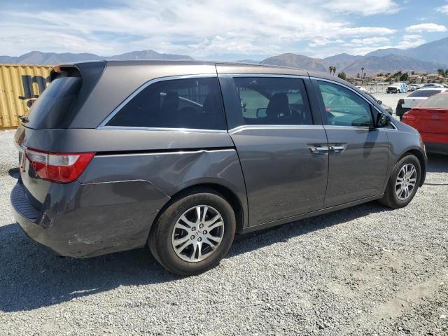 5FNRL5H46BB006621 - 2011 HONDA ODYSSEY EX GRAY photo 3