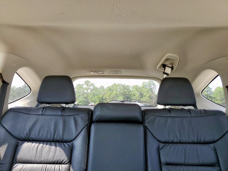 5J6RM4H72EL076095 - 2014 HONDA CR-V EXL WHITE photo 10