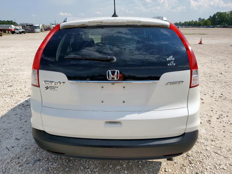 5J6RM4H72EL076095 - 2014 HONDA CR-V EXL WHITE photo 6