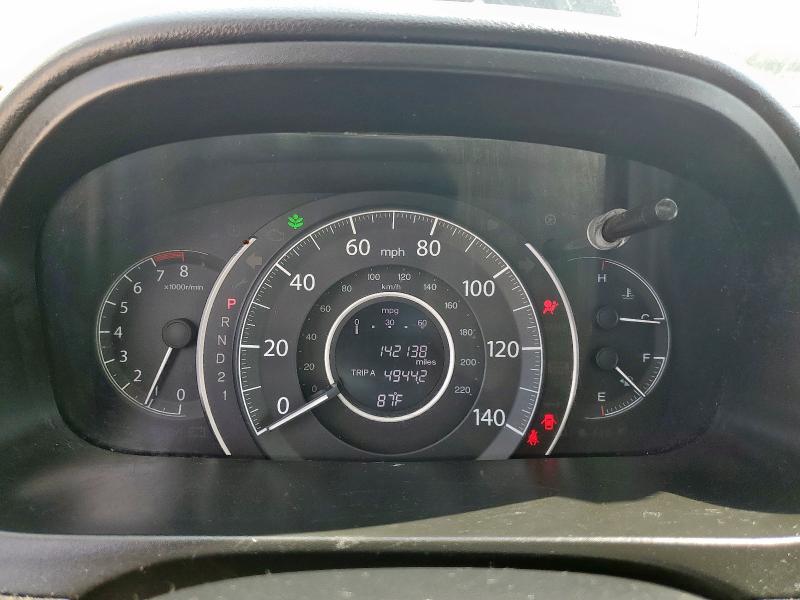 5J6RM4H72EL076095 - 2014 HONDA CR-V EXL WHITE photo 9