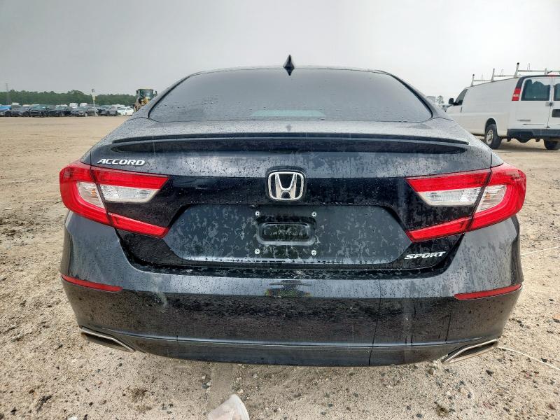 1HGCV1F34NA084977 - 2022 HONDA ACCORD SPORT შავი ფოტო 6