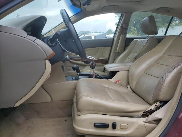 1HGCP36849A002124 - 2009 HONDA ACCORD EXL BURGUNDY photo 7
