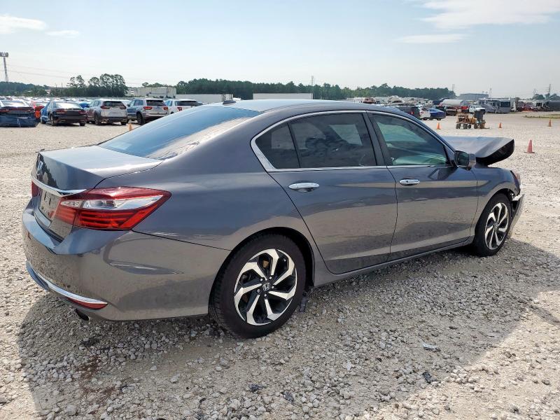 1HGCR2F80HA194709 - 2017 HONDA ACCORD EXL GRAY photo 3