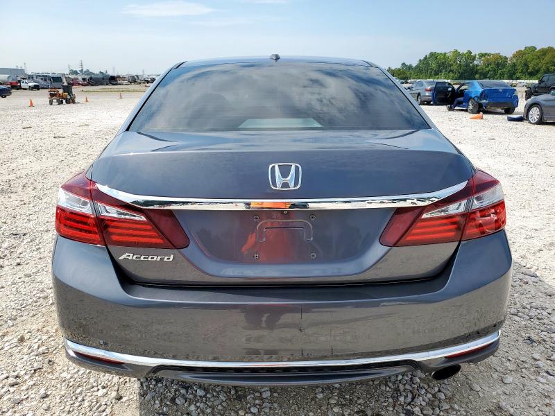 1HGCR2F80HA194709 - 2017 HONDA ACCORD EXL GRAY photo 6
