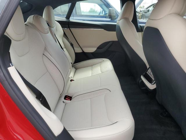 5YJSA1E60MF449291 - 2021 TESLA MODEL S წითელი ფოტო 10