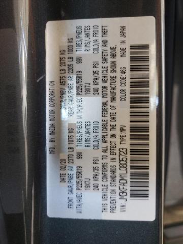 JM3KFADM1L0805723 - 2020 MAZDA CX-5 GRAND TOURING GRAY photo 13