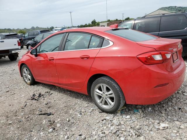 1G1BE5SM0H7209256 - 2017 CHEVROLET CRUZE LT RED photo 2