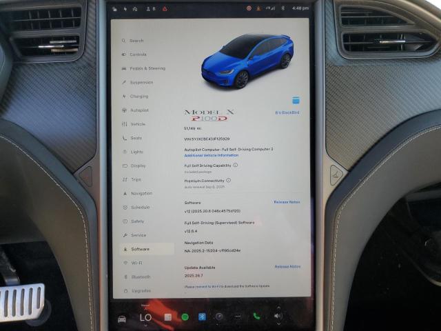 5YJXCBE43JF125929 - 2018 TESLA MODEL X BLACK photo 9