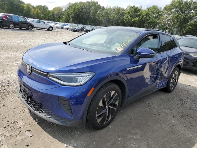 WVGTMPE27MP045742 - 2021 VOLKSWAGEN ID.4 PRO S ლურჯი ფოტო 1