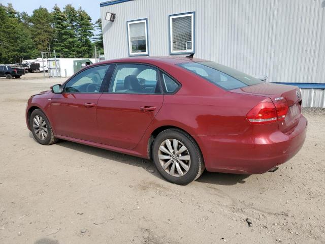 1VWAT7A34FC041684 - 2015 VOLKSWAGEN PASSAT S MAROON photo 2