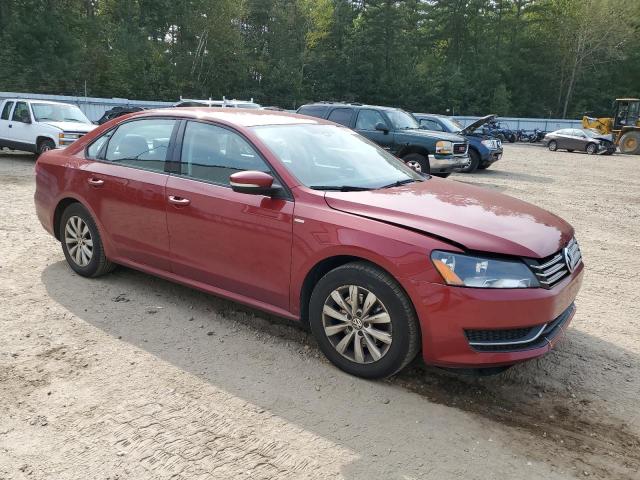 1VWAT7A34FC041684 - 2015 VOLKSWAGEN PASSAT S MAROON photo 4