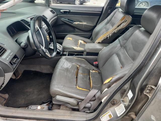 2HGFA16948H304198 - 2008 HONDA CIVIC EXL ნაცრისფერი ფოტო 7