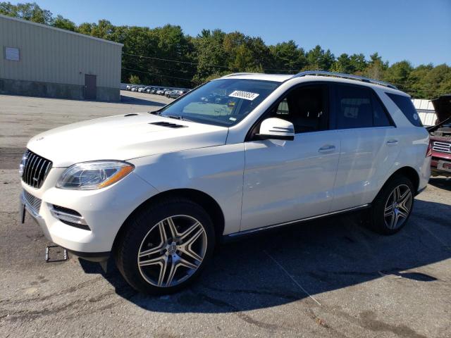 4JGDA5HB9DA182214 - 2013 MERCEDES-BENZ ML 350 4MATIC WHITE photo 1
