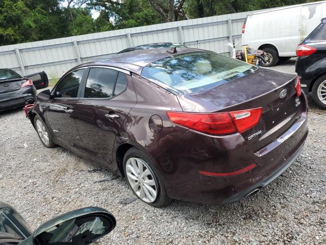 5XXGN4A71FG444692 - 2015 KIA OPTIMA EX MAROON photo 2