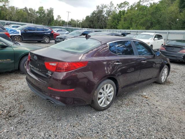 5XXGN4A71FG444692 - 2015 KIA OPTIMA EX MAROON photo 3