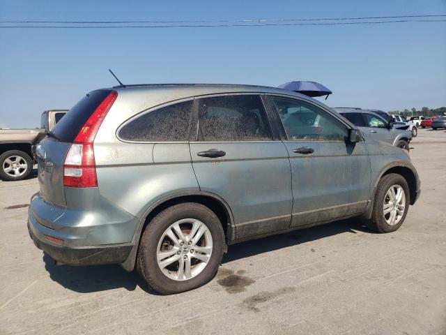5J6RE4H50AL015446 - 2010 HONDA CR-V EX TURQUOISE photo 3