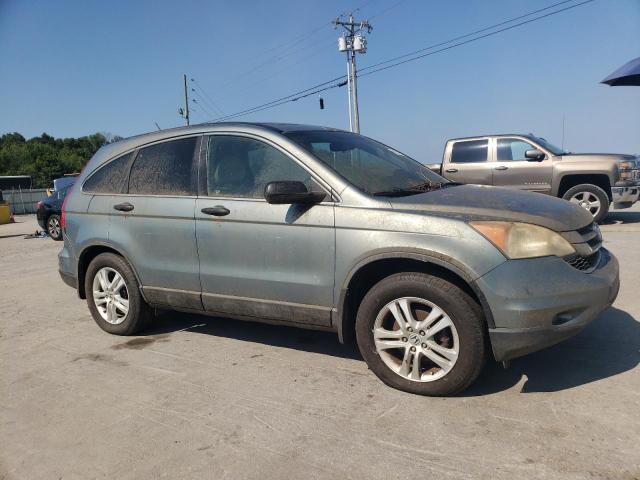 5J6RE4H50AL015446 - 2010 HONDA CR-V EX TURQUOISE photo 4