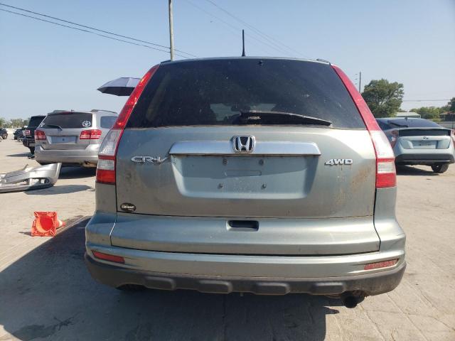 5J6RE4H50AL015446 - 2010 HONDA CR-V EX TURQUOISE photo 6