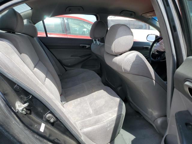 1HGFA16538L014079 - 2008 HONDA CIVIC LX BLACK photo 10