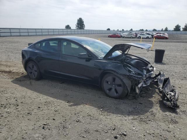 5YJ3E1EB5MF002347 - 2021 TESLA MODEL 3 BLACK photo 4